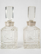 Graceful Antique French Decanter Pair