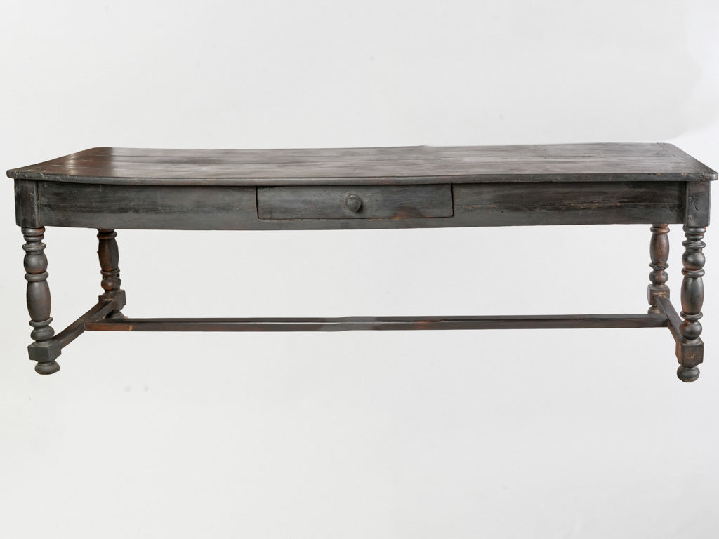 Aged artisanal crafted kitchen island