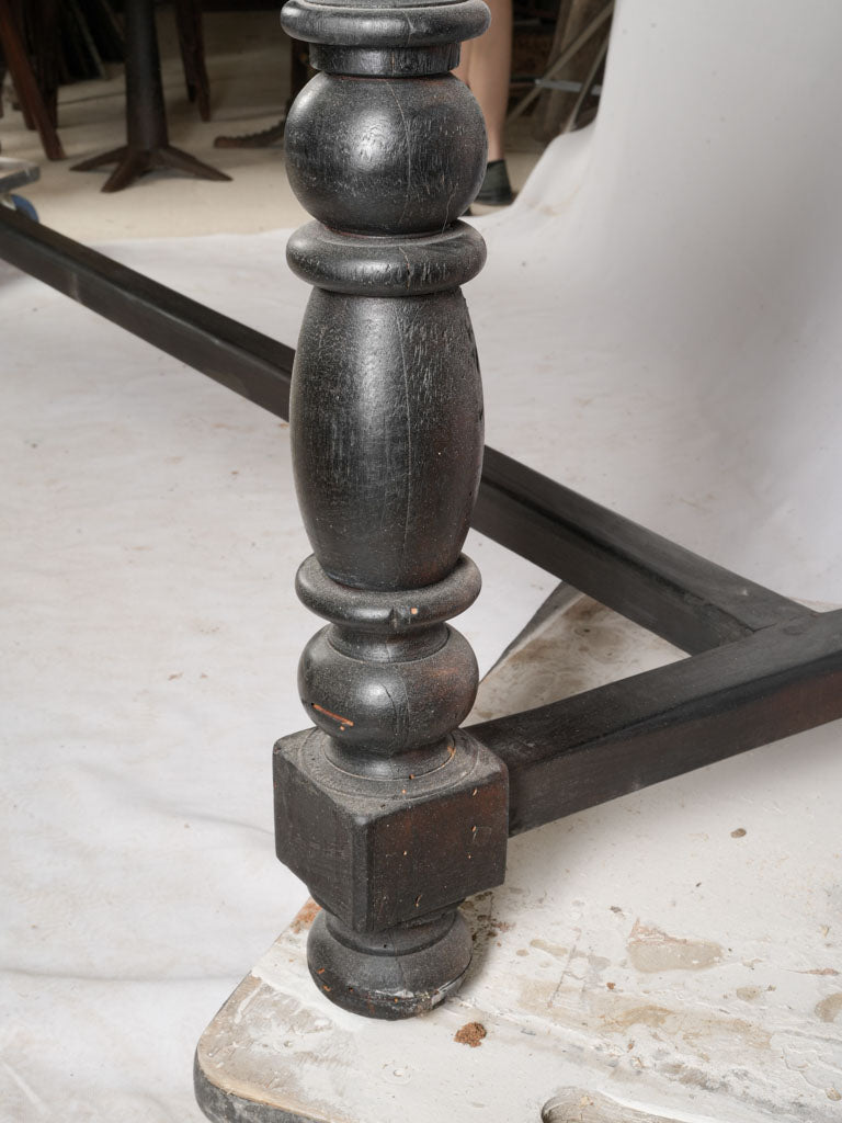 Patina-rich shepherd's rustic console