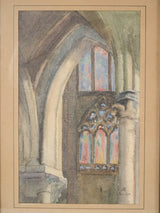 Vintage French Gothic church artwork