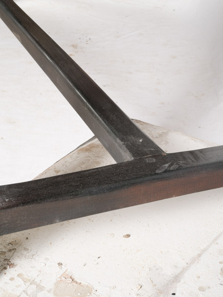 Handcrafted Alpine wood console table