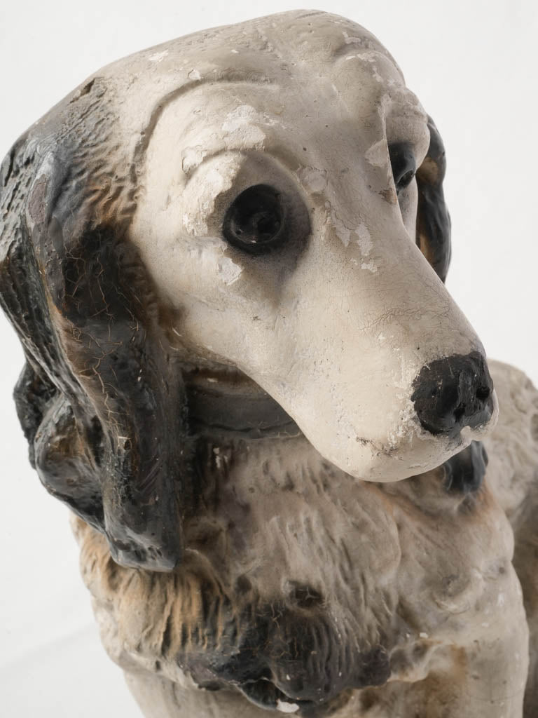 Naturalistic soulful spaniel decoration