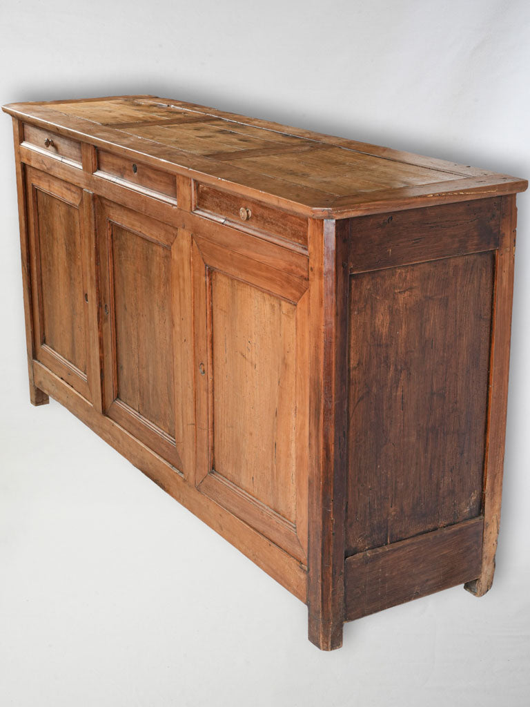Rustic antique chestnut buffet