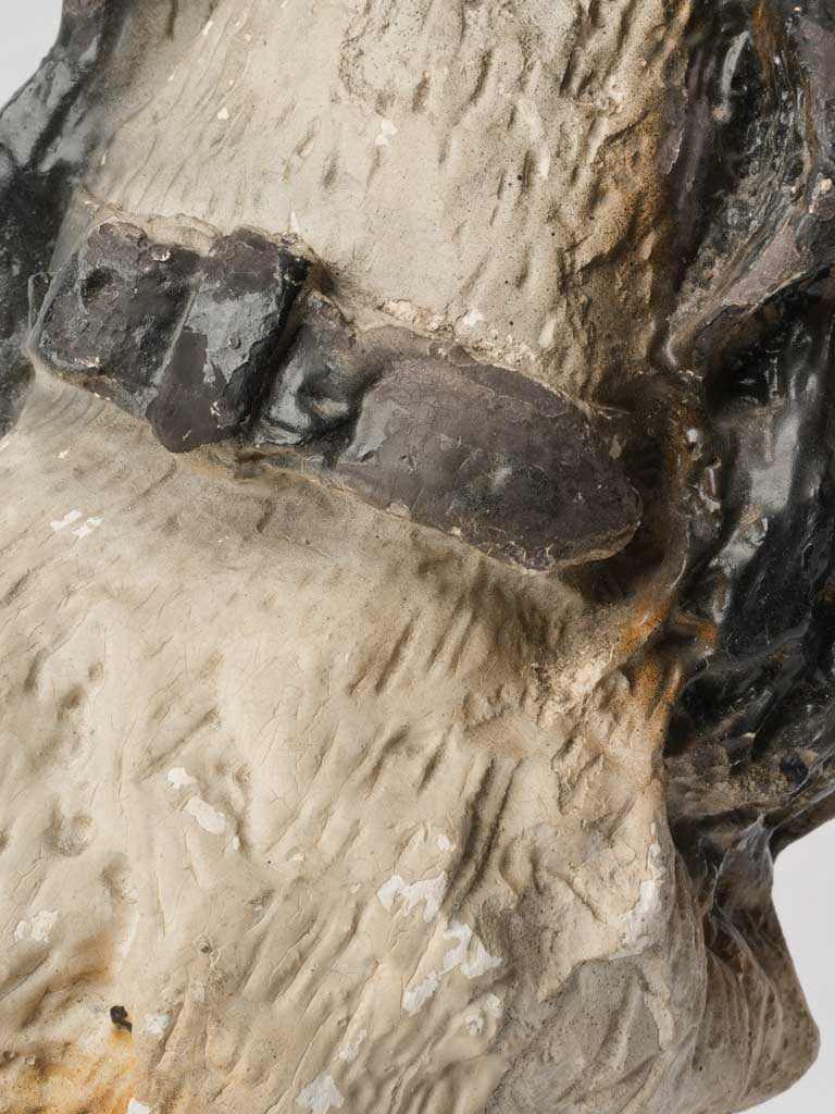 Matte-finished collectible dog figurine