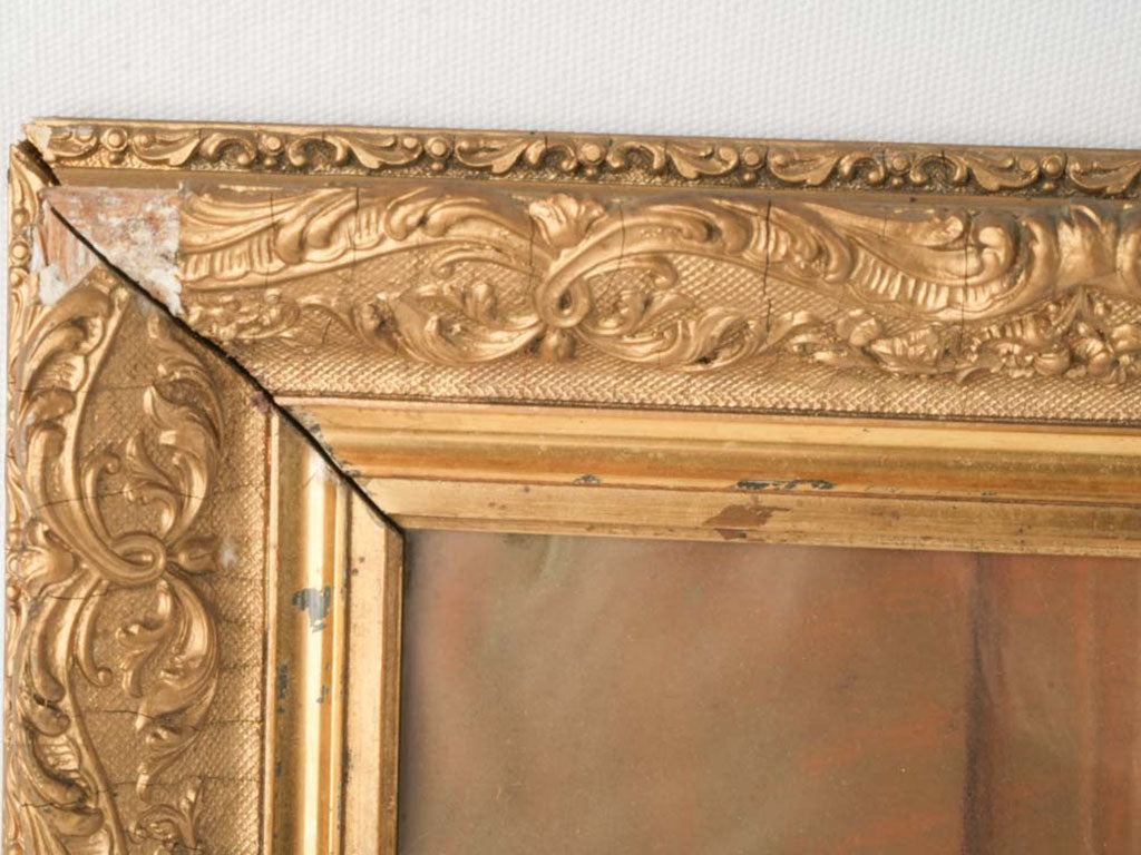 Textured artwork on deep blue  