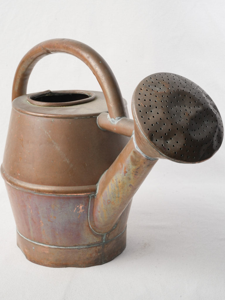 Antique French Copper Watering Can - 15¾"