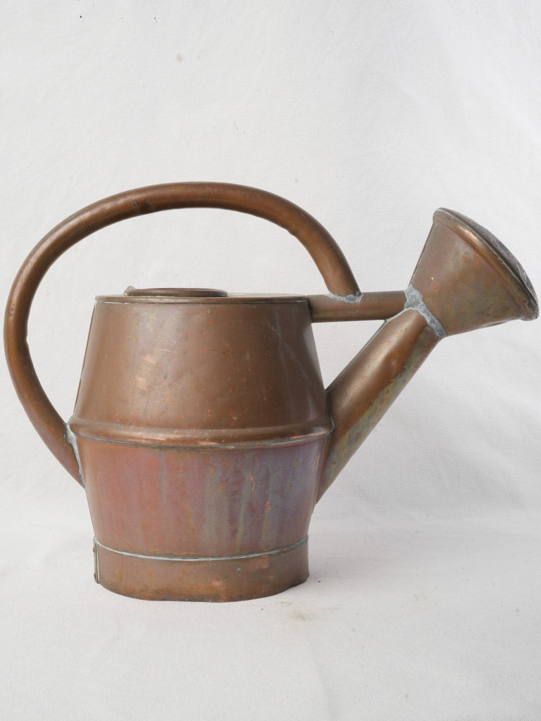 Antique French Copper Watering Can - 15¾"