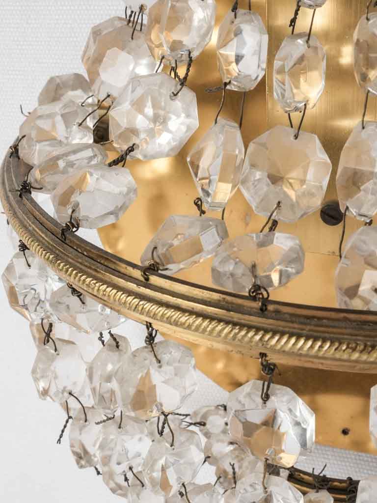 Pair Napoleon III wall sconces - Montgolfier 17¼"