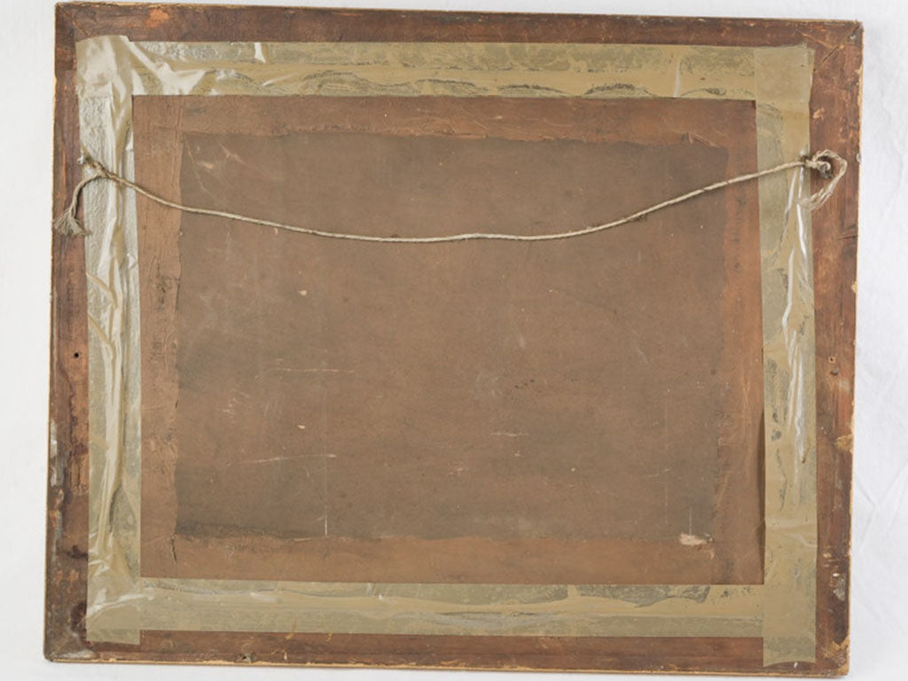 Richly detailed stoneware jug painting  