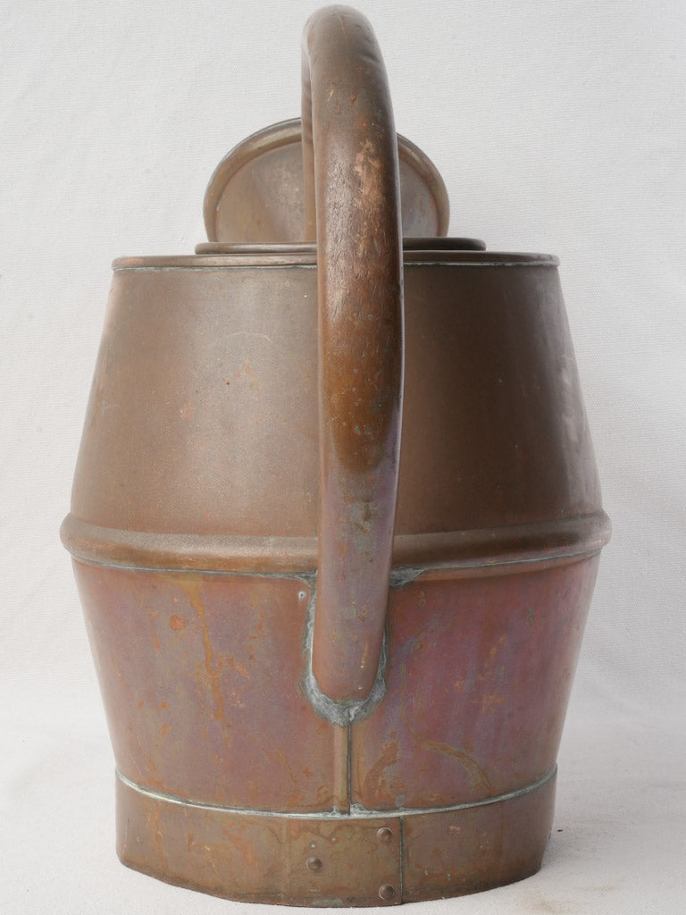 Antique French Copper Watering Can - 15¾"