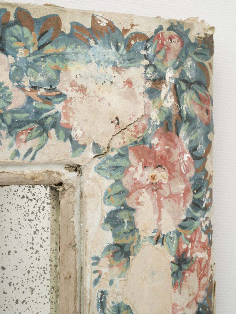 Atmospheric vintage hallway mirror