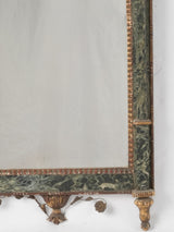 Vintage verdant Tinos marble mirror