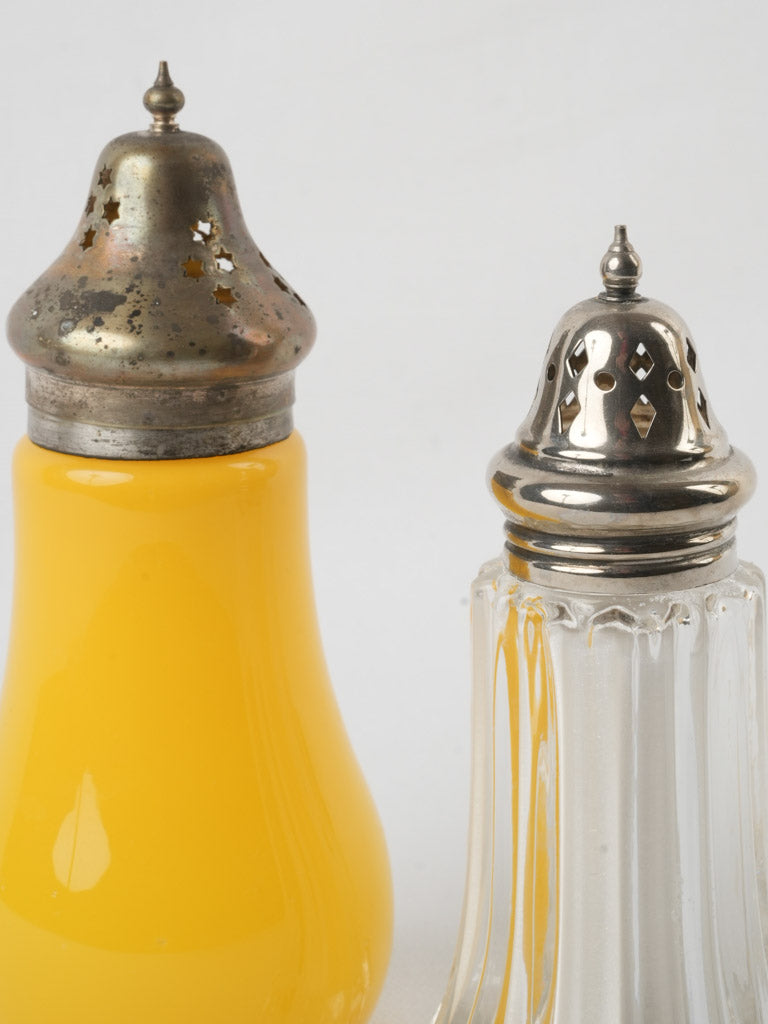 Retro sugar shakers for table