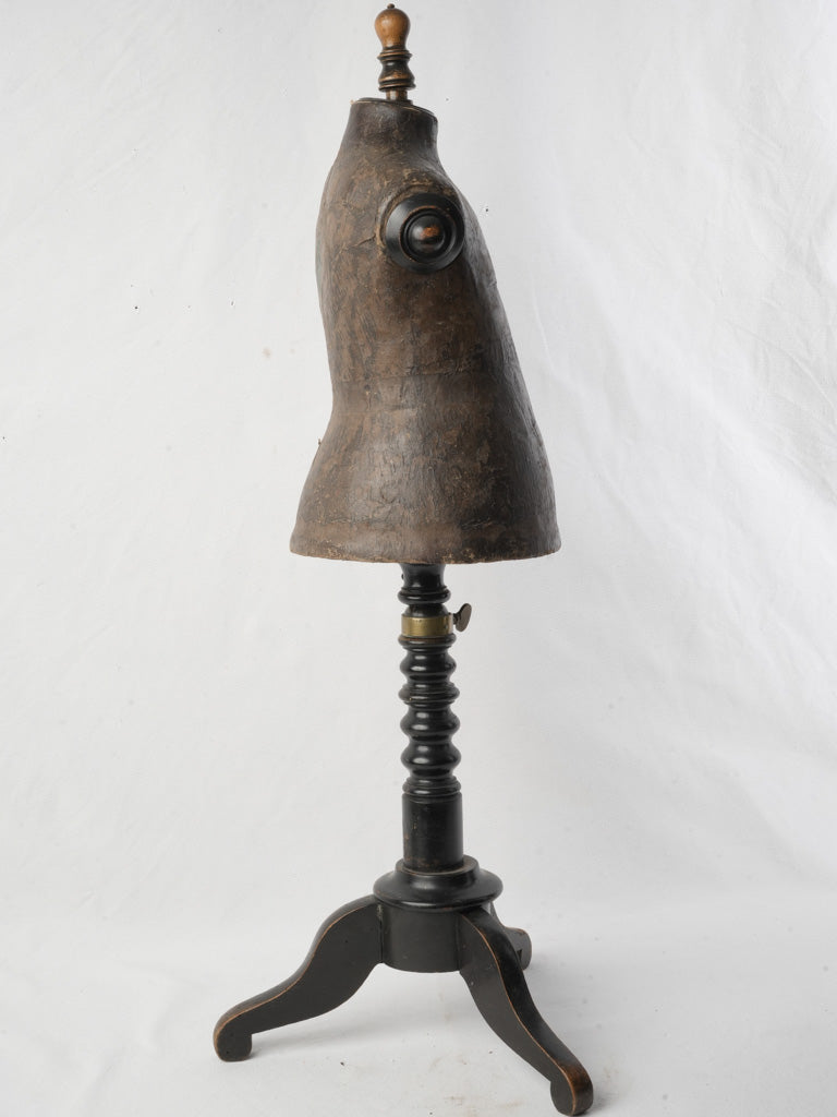 Ebonized wooden base mannequin