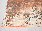 Long rectangular iron garden table 61½" x 20¾"