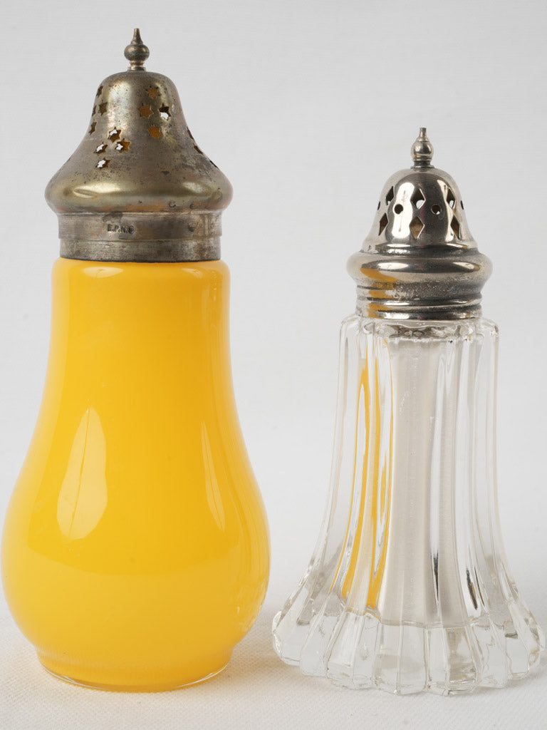 Classic glass tabletop accessories