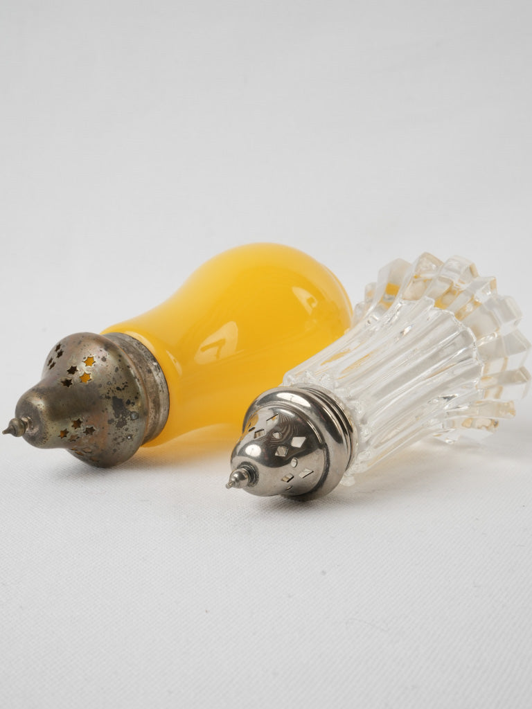 Silver-plated table sugar shakers