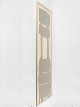 Large modern pastel green slatted chair - Caroline Beauzon 53½" x 24½"