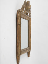 Gilded Louis XVI mirror w/ tassels 23¾" x 15"