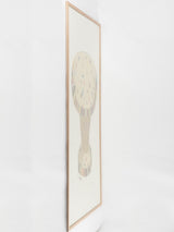 Large modern still life pastel- mosaic garden table - Caroline Beauzon 56¼" x 31"