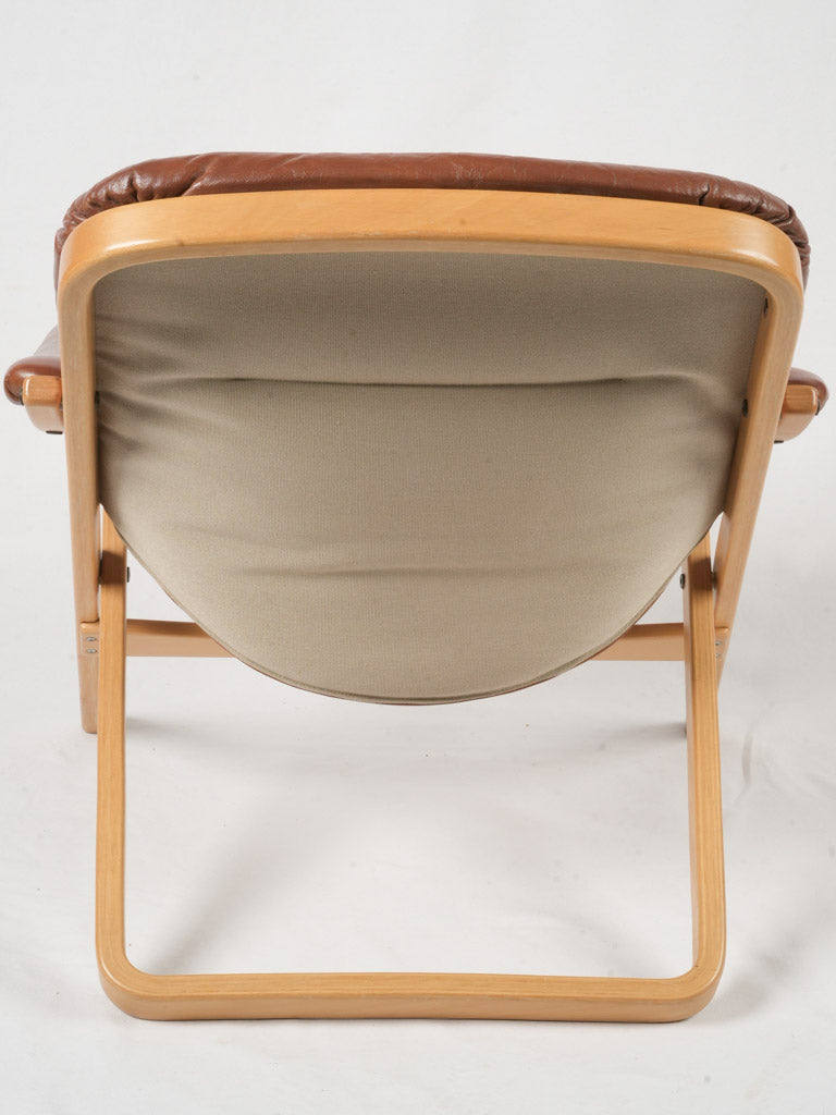 Classic leather seating accent chairs  