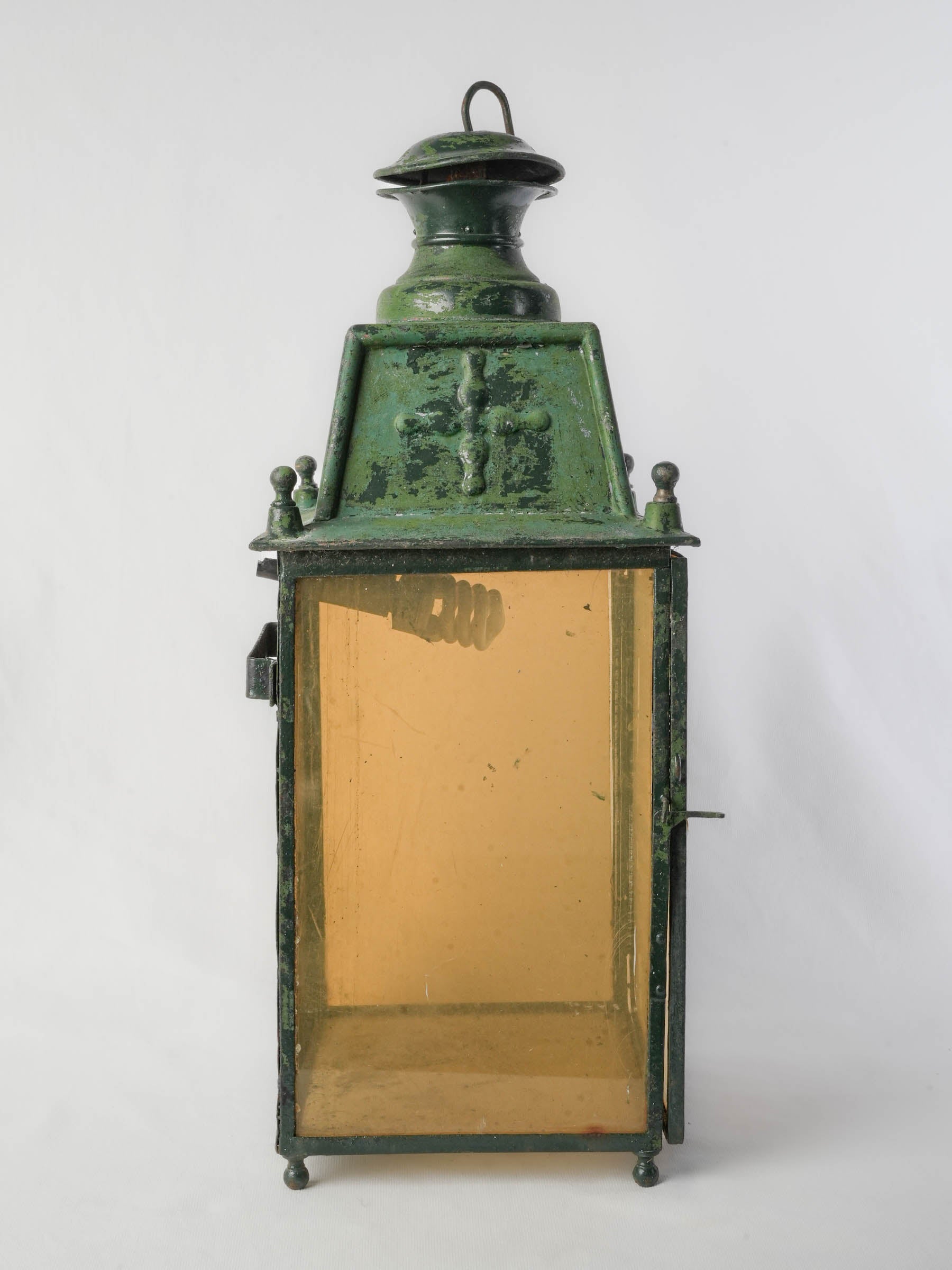 Timeworn decorative French hanging lantern  