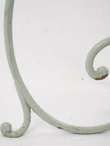 Pretty antique French garden table w/ marble top