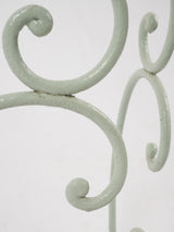Pretty antique French garden table w/ marble top