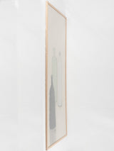 Large modern still life 3 long bottles - Caroline Beauzon 55" x 27¼"