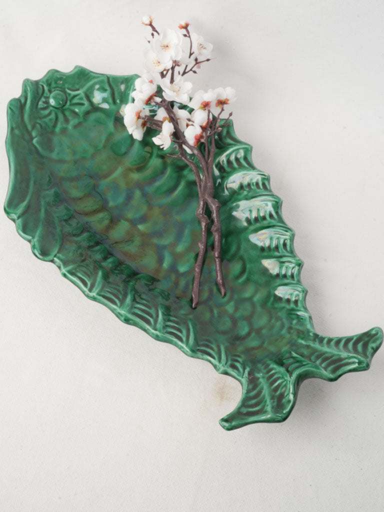 Vintage Vallauris coastal serving platter  