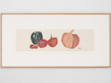 Small still life w/ pumpkins - Caroline Beauzon 6¾" x 13½"