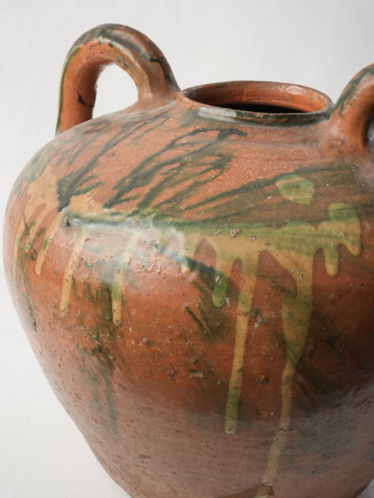 Decorative authentic rural water carrier  