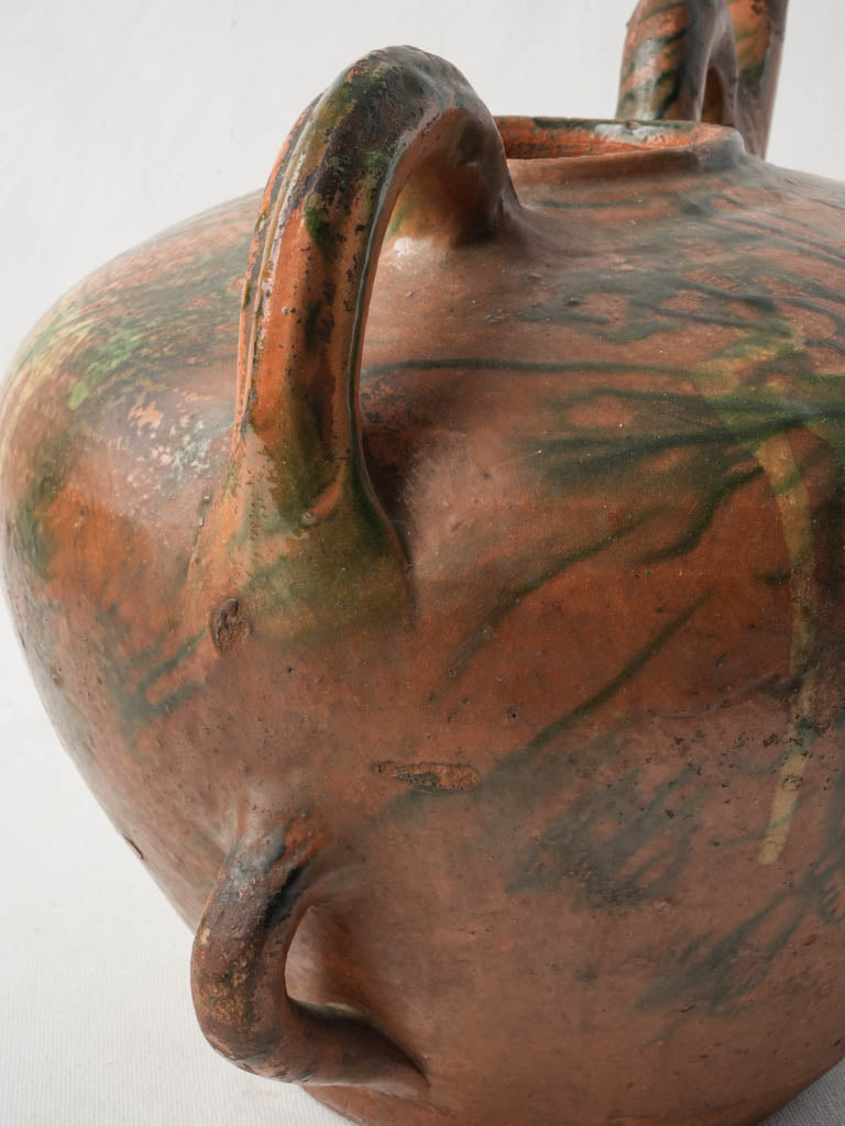 Elegant honey green glazed pottery  