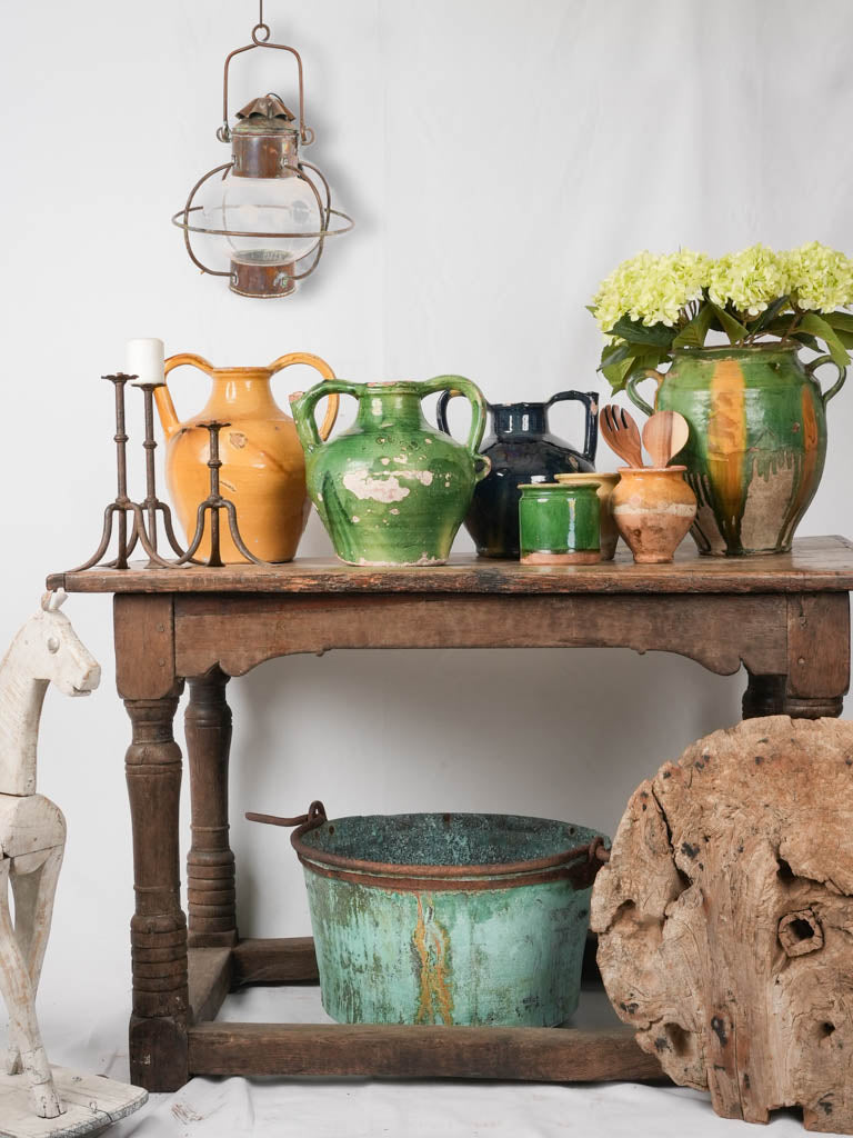 Heritage French pottery lamp conversion candidate