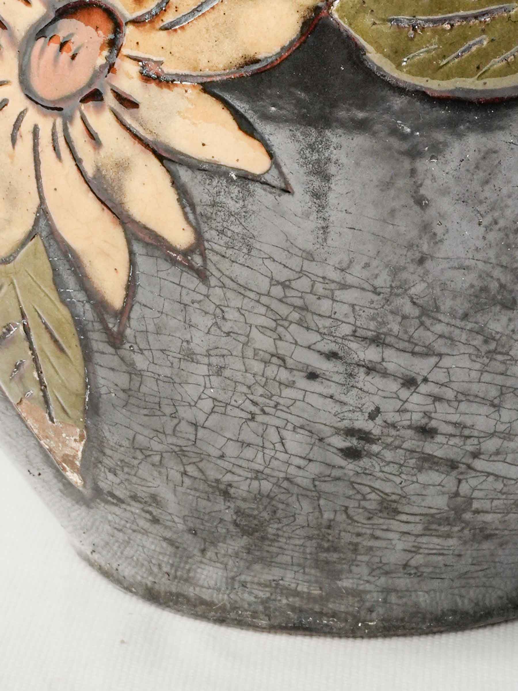 Antique ceramic flower vase  
