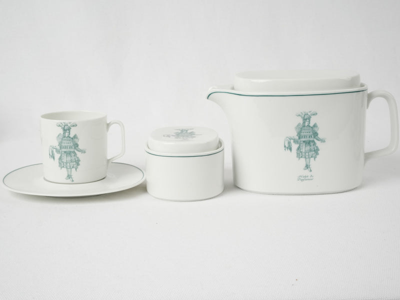 Charming, unique antique teapot set