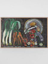 Still life vegetables, gouache - 1959 Myloff 13" x 20½"