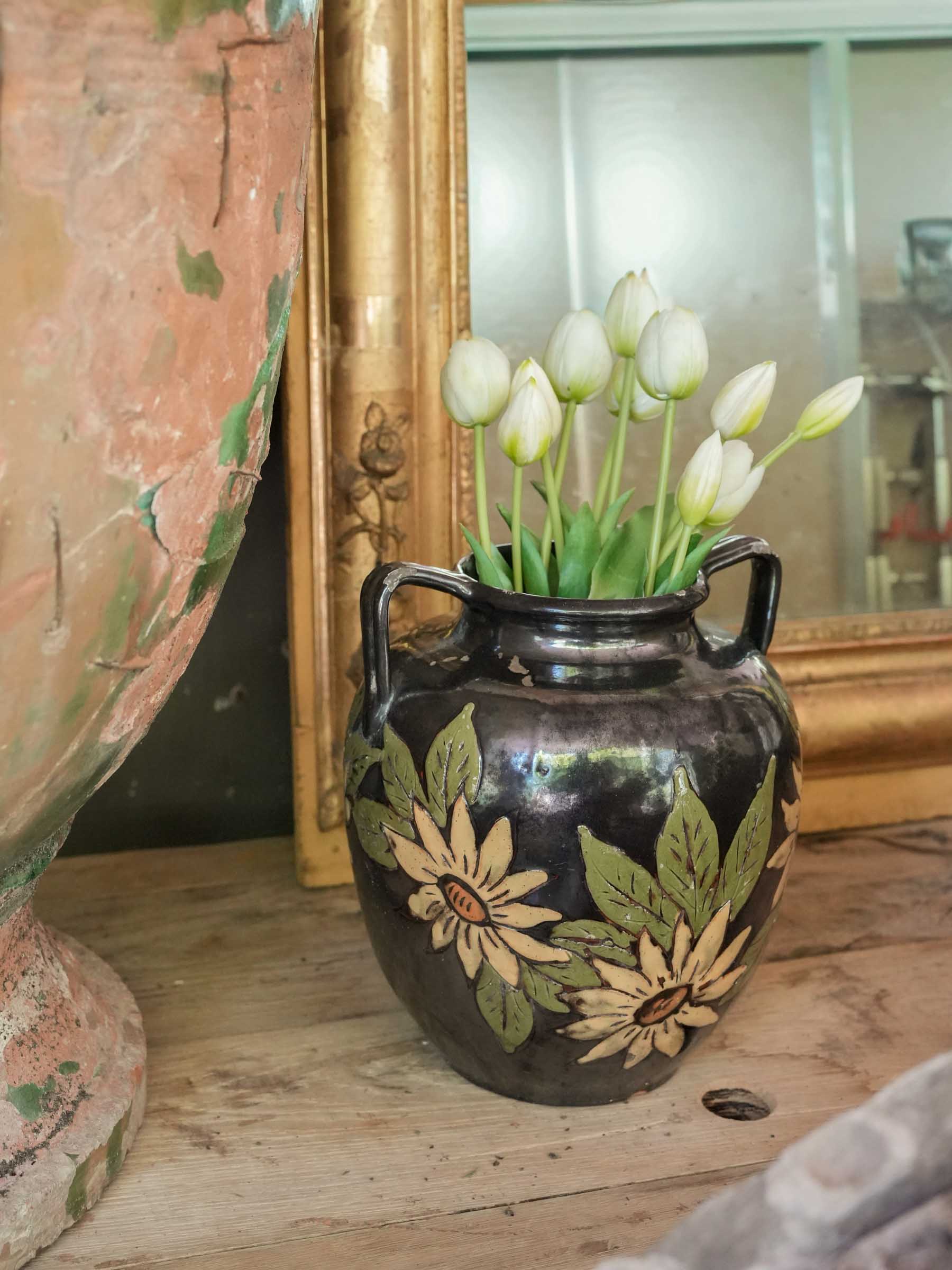 Vintage Savoyard crafted vase  