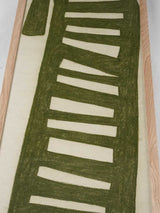 Large modern pastel-  green day bed - Caroline Beauzon 55" x 14½"