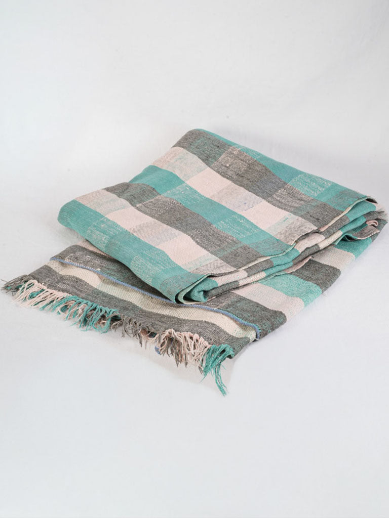 Vintage artisanal wool Moroccan textile