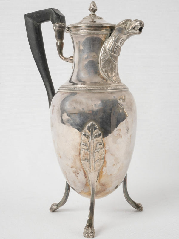 Antique Empire-style Silver Teapot