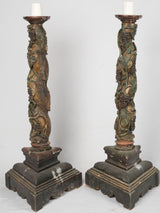 Historic Bernini-inspired candlestick pair