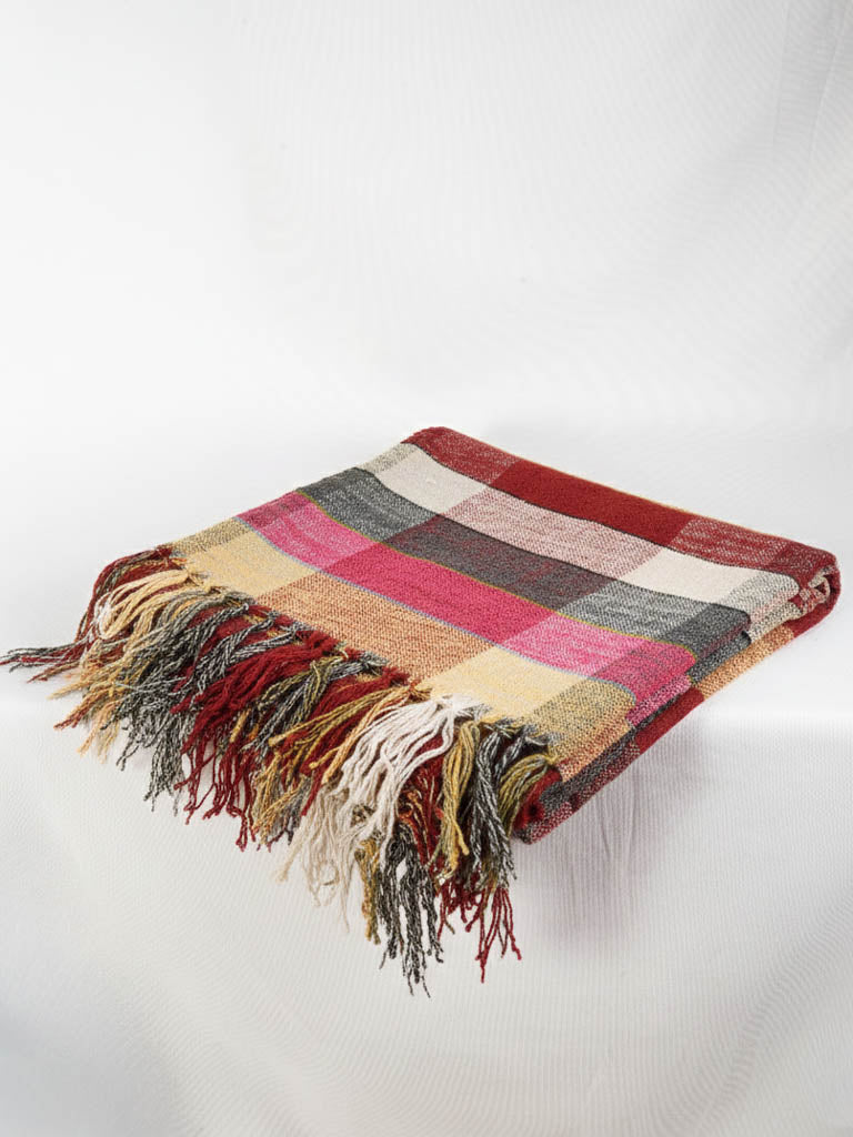 Vintage handwoven Moroccan textile