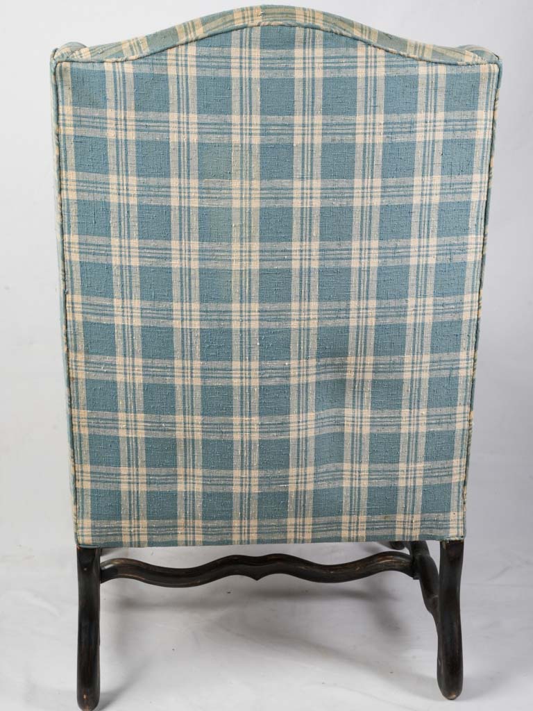 Sophisticated period fauteuil wingback  