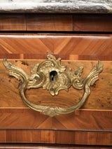 Exquisite original bronze-decor commode