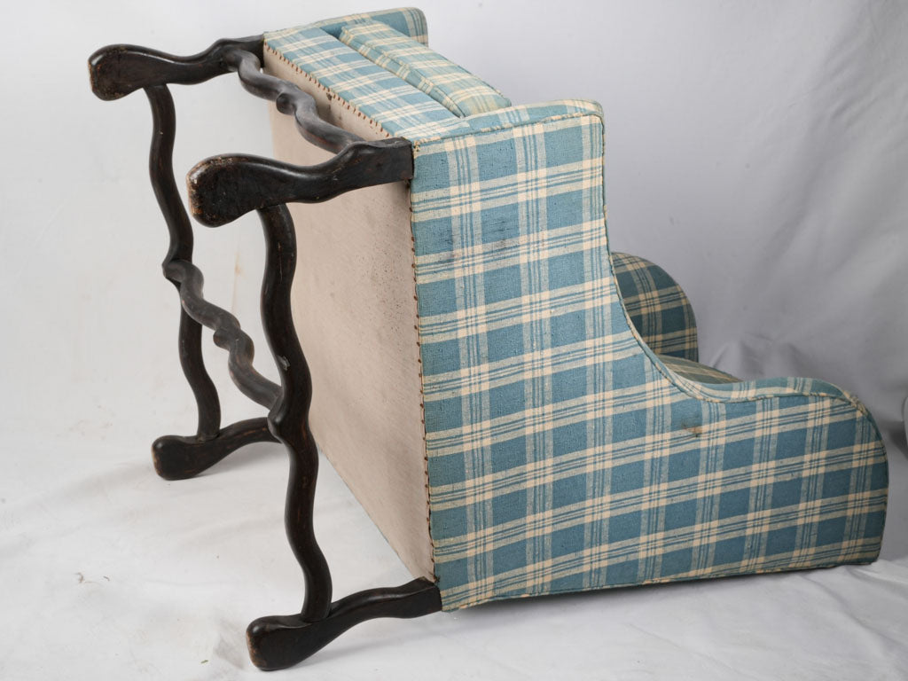 Harmonious classic French wingback chair  