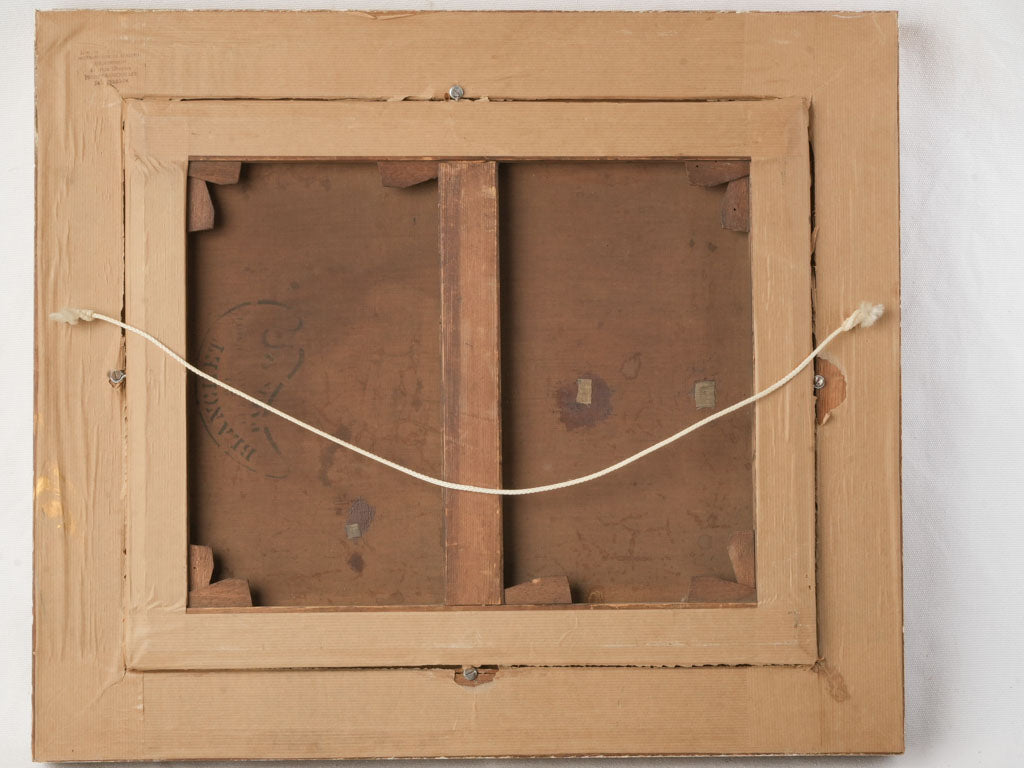 Carefully preserved vintage painting