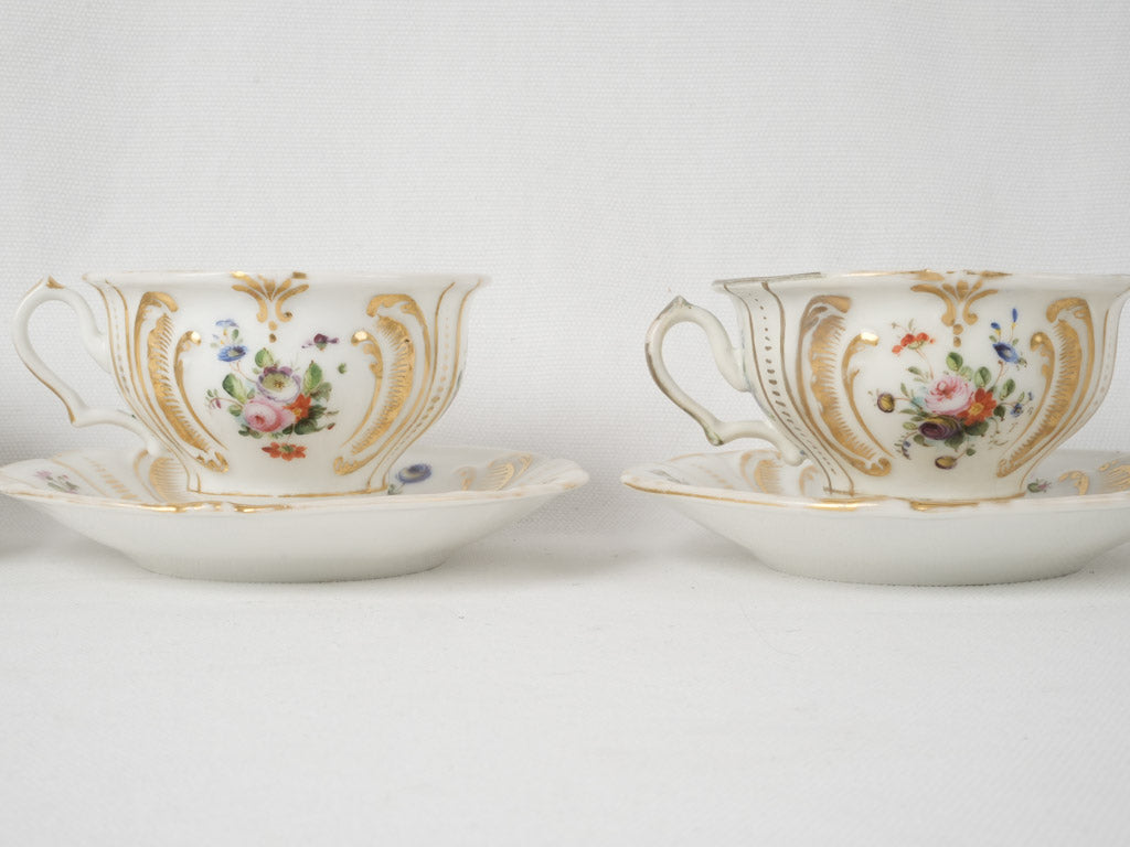 Stylish French Floral Tea Set