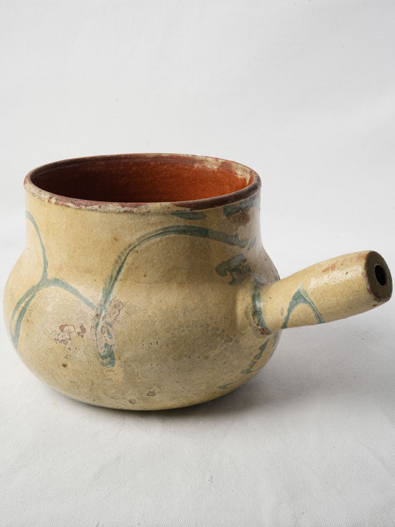 Vintage glazed Vallauris cookware