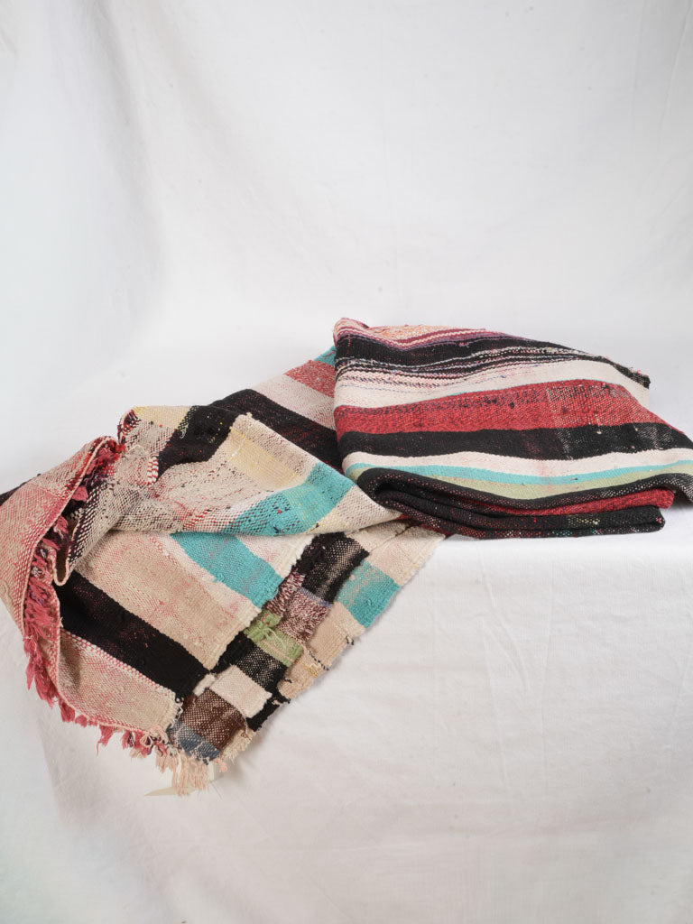 Authentic Berber striped haik
